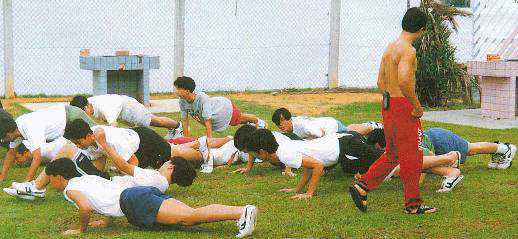 Physical training by chief coach Terence Tan